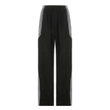 Julia Fox Low Rise Trousers Women's Clothing Loose Multicolor Casual