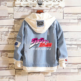 Comic Denim Jacket Anime Denim Jacket Coat