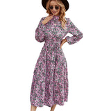 Emery Rose Dresses Printed Dress Bohemian Leisure Holiday Swing Dress