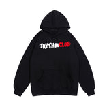 Mens Fall Outfits Loose Street Hip Hop Hooded Sweater for Men and Women