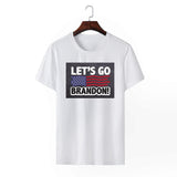 Let'S Go Brandon T Shirt Round Neck Fashion Print Top Men'S And Women'S T-Shirt