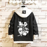 Comic Denim Jacket Men's and Women's Fashion Fall Winter Coat Top Clothes