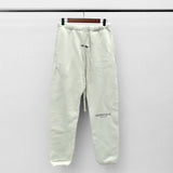 Fog Fear of God Essentials Pant Double Line Letter Reflective Trousers Fleece-Lined High Street Sweatpants