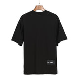 We11 Done T Shirts Embossed Letters Concave-Convex Three-Dimensional Loose All-Match
