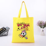 Stranger Things Hellfire Club Handbag Cartoon Printed Canvas Bag One Shoulder Fashion Portable Shopping Bag