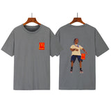 Cactus Jack McDonalds Shirt Printed Short Sleeve round Neck T-shirt