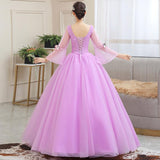 Women's Evening Dress Ball Gown Princess Quinceanera Wedding Dresses Vocal Solo Art Exam Performance Pettiskirt Long Evening Dress for Women