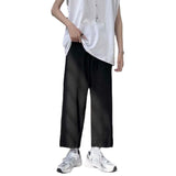 Men Pants Summer Ankle Banded Pants Men's Loose Casual Pants