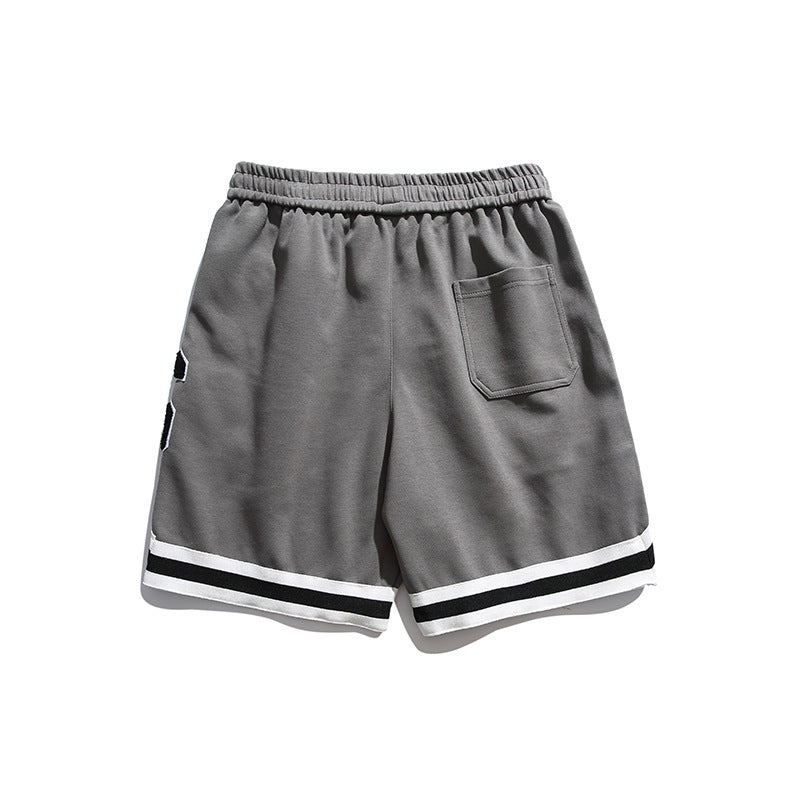 Men Shorts Summer Men's Letter Towel Embroidery Casual Sports Pants