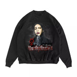 Marilyn Manson Sweatshirt Heavy Vintage Sweater Men and Women Oversize