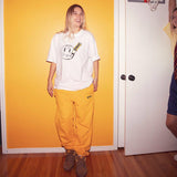 Drew House Pencil Hand-Painted Pattern Smiley Face Short Sleeve Couple Loose Hip Hop Cotton T-shirt Men