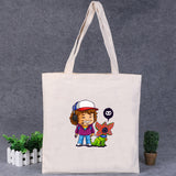 Stranger Things Hellfire Club Handbag Shoulder Bag Personality Large Capacity Shopping Bag