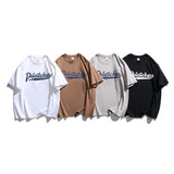 Men T Shitrs Summer Printed round Neck Short Sleeve