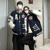 Baggy Jacket Baseball Uniform Spring and Autumn Baggy Coat Embroidery