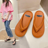 Women Open Toe Sandals Flats Summer Solid Color Flat Heel Leisure Stylish and Lightweight Sandals