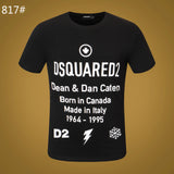 Dsq2 T Shirt Casual Sports Printed Short Sleeve Summer Men