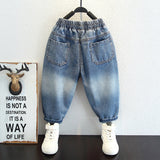 Toddler Boys Pants Boys' Spring and Autumn Casual Jeans Children