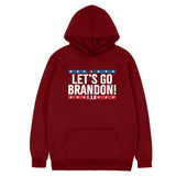 Let'S Go Brandon Hoodie Letter Sweater Men'S And Women'S Long Sleeves Hooded Sweater