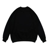 Mens Fall Outfits Graffiti Rhinestone round Neck Sports Sweater Casual