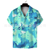 Men Beach T Shirts Spring Men's Short Sleeve