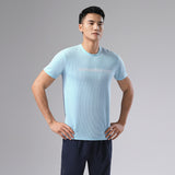 Sweat Wicking Shirt Men's Outdoor Sports Crew Neck T-shirt Top