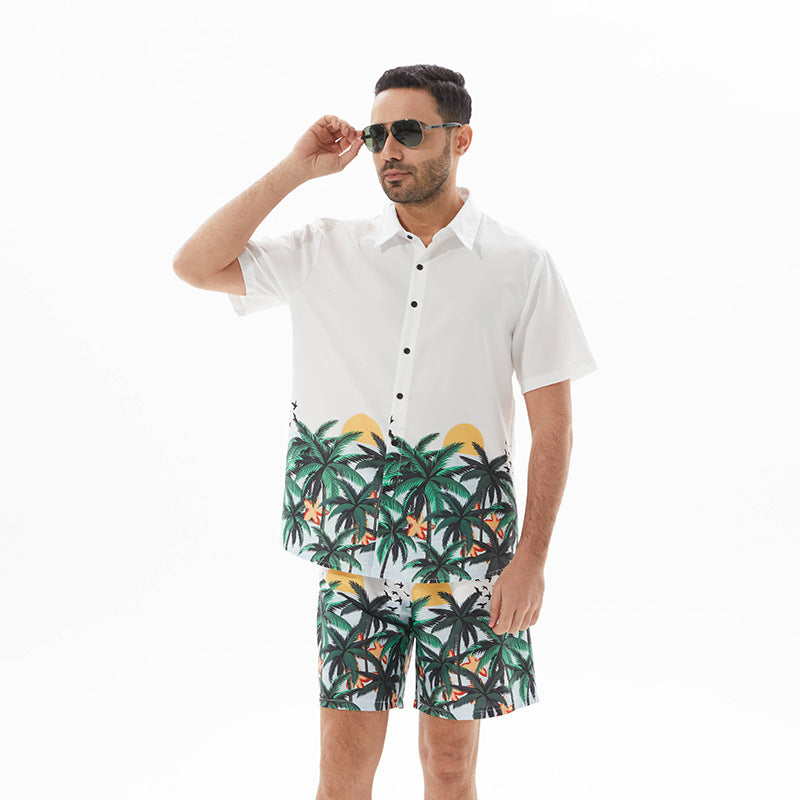 Men Hawaii Shirts Hawaii Short Sleeve Shirt Outfit