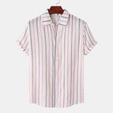 Men Beach T Shirts Summer Casual Beach Holiday Floral Print