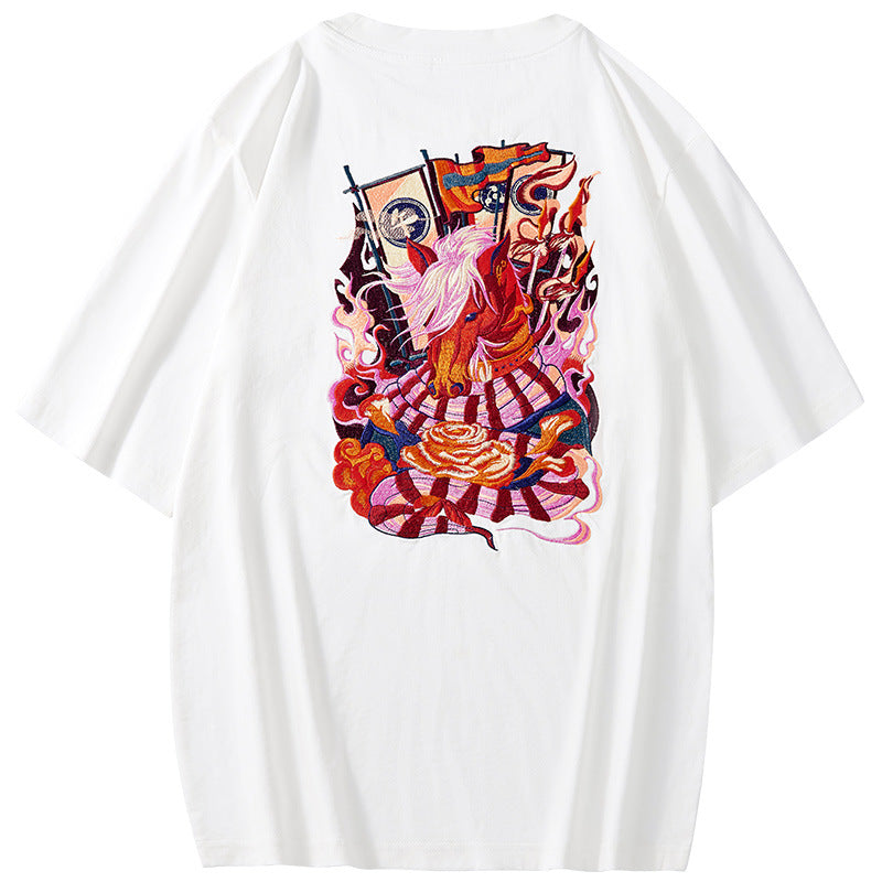 Zodiac Shirts Summer Short-Sleeved Cotton round Neck Fashion T-shirt