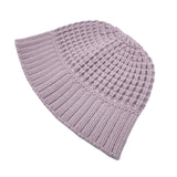 Toboggan Hat Autumn and Winter Knitted Bucket Hat Women's Bucket Hat