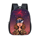 Stranger Things Backpack Printed Children's Backpack Burden Reduction Spine Protection Small Bookbag