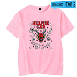Hellfire Club Shirt Summer Menswear Pullover Short Sleeve T-shirt