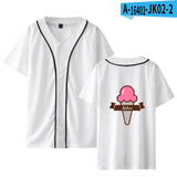 Baggy Baseball Jersey Baseball Uniform T-shirt Casual Loose