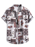 Men Hawaii Shirts Men's Shirt Printed Casual Shirt