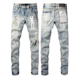 Purple Brand Jeans Blue Patch Jeans