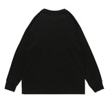 Mens Fall Outfits Rap Character Tupac Floral Print Long Sleeve Pullover Men's and Women's Oversize Loose Top
