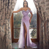 Lady Gaga Dress Suspender Dress Split Sequined Evening Dress