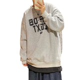 Men Sweatshirts Sweater Men's Loose round Neck Autumn Printing