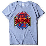 Let's Go Brandon T Shirt Short-Sleeved T-shirt Bottoming Shirt for Women