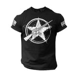 Tactics Style T Shirt for Men Men's round Neck Printed Style Short Sleeve T-shirt