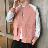 Corduroy Varsity Jacket Overalls Men's Autumn Baseball Uniform Spring and Autumn Sports Corduroy Autumn Wear Jacket