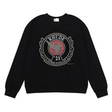 Rhude Hoodie Heavy Weight Cotton Men and Women Couple round Neck Sweater