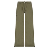 Julia Fox Low Rise Trousers Women's Spring Fashion Casual
