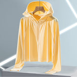 Sun Resistant Clothes Ice Silk Sun Protection Clothing Female UV Protection