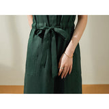 Safari Dress Spring and Summer Solid Color Dress