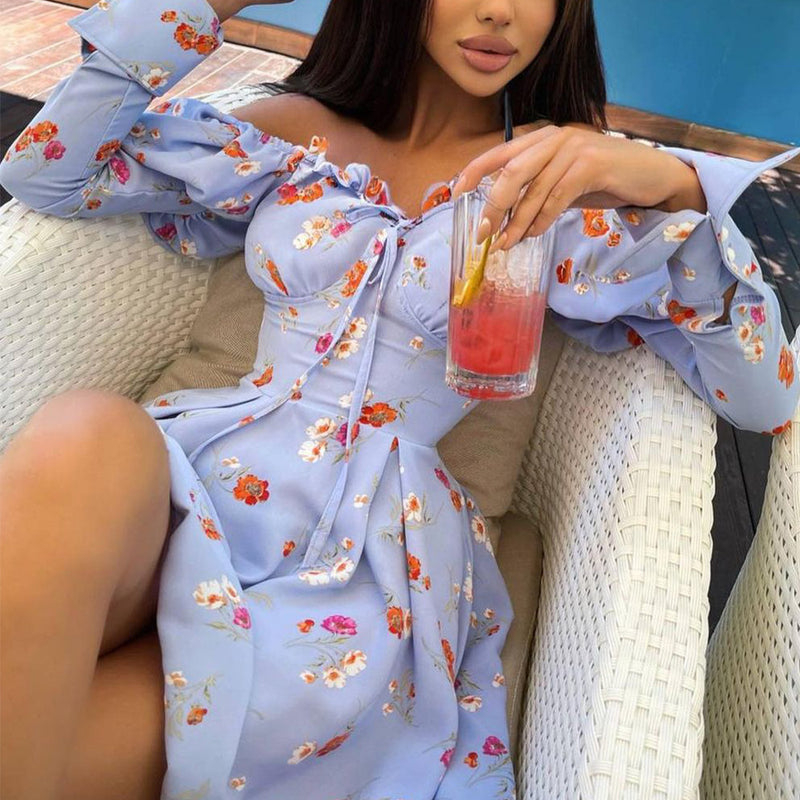 Mini Club Dresses Autumn Short Dress Shirt Long Sleeve Dress