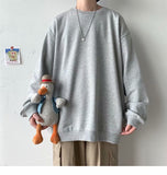 Men Sweatshirts Hat Sweater Men's Baggy Coat Spring and Autumn Thin