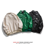 Men Jacket Spring Men Spring and Autumn Loose All-Matching Jacket