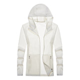 Sun Resistant Clothes Sun Protection Jacket Men's Ice Silk Breathable Trench Coat