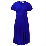 Nina Parker plus Size Dresses plus Size Pleated Dress