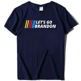 Let's Go Brandon T Shirt Letter Print Short-Sleeve T-shirt for Women